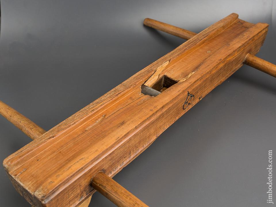 Fabulous 26 inch Spelk Plane with Carved Decorations - 83433