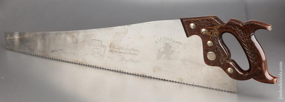 MINTY 8 point 26 inch Crosscut DISSTON D-115 Hand Saw - 83453