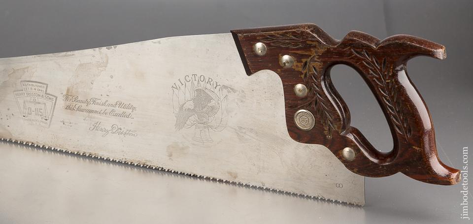 MINTY 8 point 26 inch Crosscut DISSTON D-115 Hand Saw - 83453