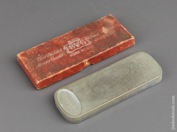 HIBBARD SPENCER & BARTLETT No. 1000 OUR VERY BEST 5 3/4 x 2 inch Double Sided Hone in Original Box - 83463