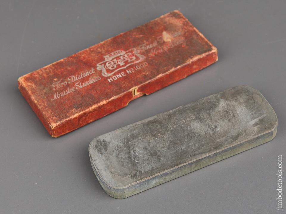 HIBBARD SPENCER & BARTLETT No. 1000 OUR VERY BEST 5 3/4 x 2 inch Double Sided Hone in Original Box - 83463