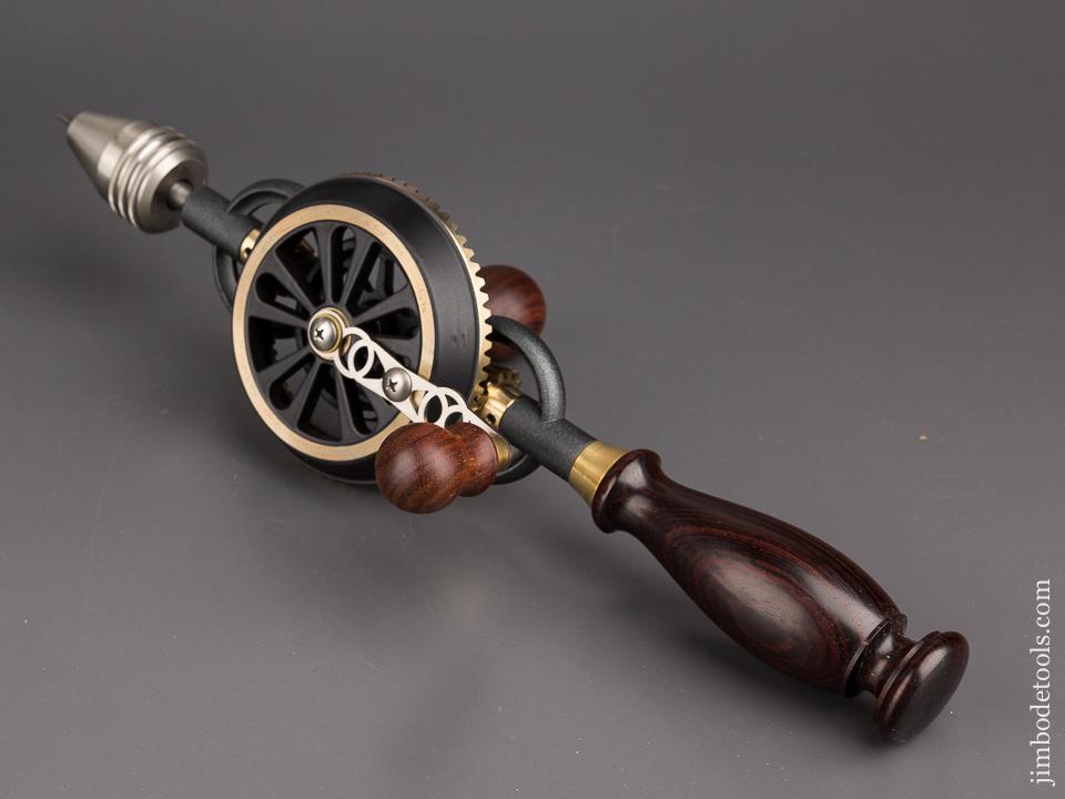 BRIDGE CITY TOOL WORKS CT-6 Hand Drill  in Original Wooden Presentation Box and Shipping Box - 83469