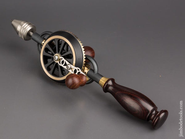 BRIDGE CITY TOOL WORKS CT-6 Hand Drill  in Original Wooden Presentation Box and Shipping Box - 83469