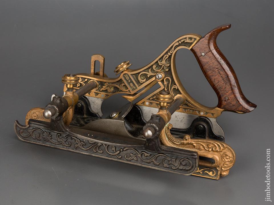 MILLER'S Patent June 28, 1870 STANLEY No. 42 Plow & Filletster Plane Type 2 circa 1873 CRISP & FINE - 83470