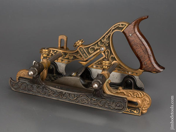 MILLER'S Patent June 28, 1870 STANLEY No. 42 Plow & Filletster Plane Type 2 circa 1873 CRISP & FINE - 83470
