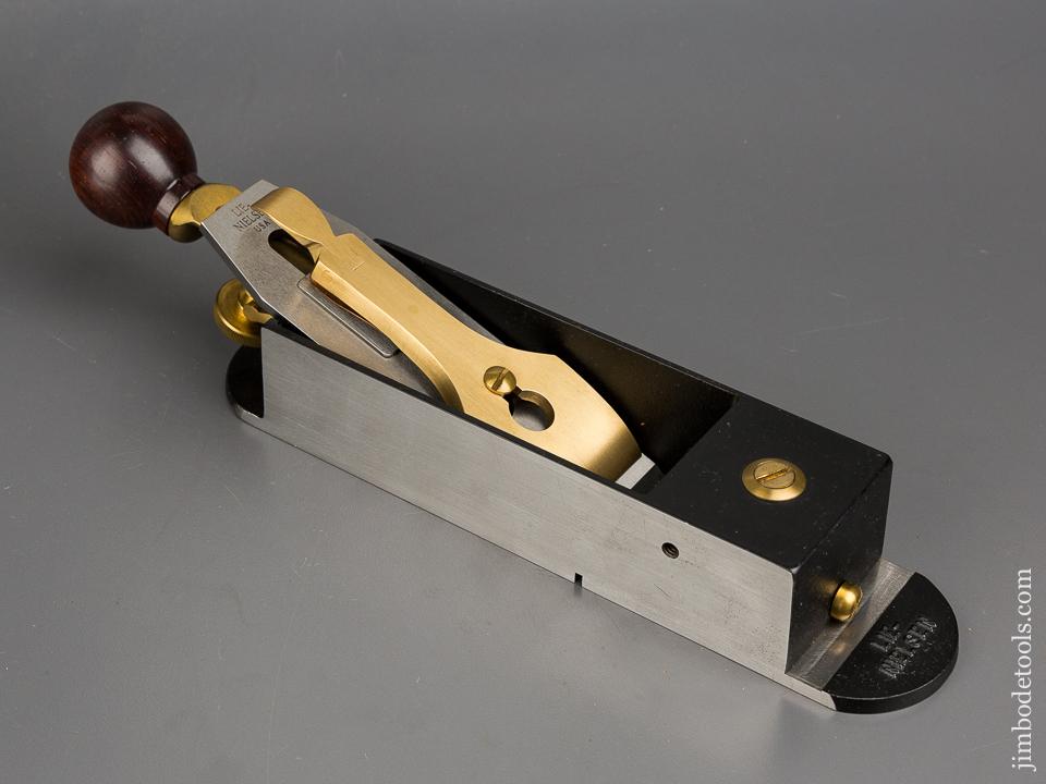 LIE-NIELSEN L-N 9 Iron Miter Plane with Cocobolo and Hot Dog in Original Box - 83475