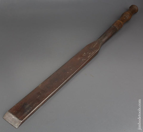 Massive! 2 x 28 inch Laminated T. BROWN Millwright's Chisel - 83494