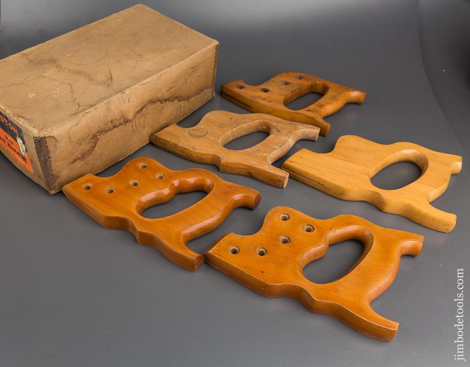 Five DISSTON No. 3 Saw Handles in Original Box  NEW OLD STOCK - 83498