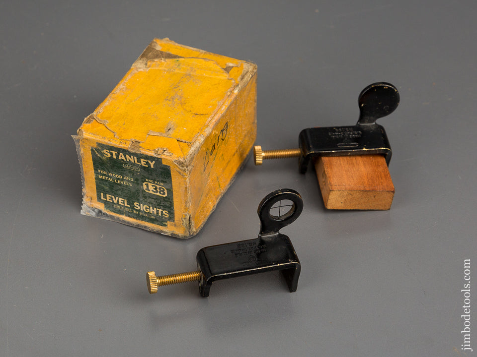 STANLEY No. 138 Level Sights in Original Box - 83505
