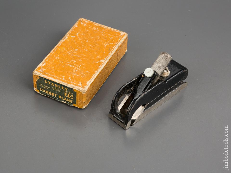 STANLEY N0. 75 Rabbet Plane in Original Box - 83506