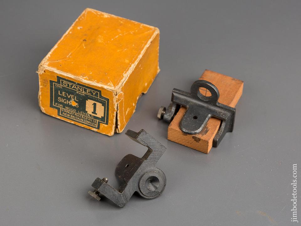 STANLEY No. 1 Level Sights in Original Box - 83508