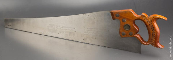 CRISP & FINE 9 point 26 inch Crosscut DISSTON ACME 120 Hand Saw RARE MODEL - 83516U