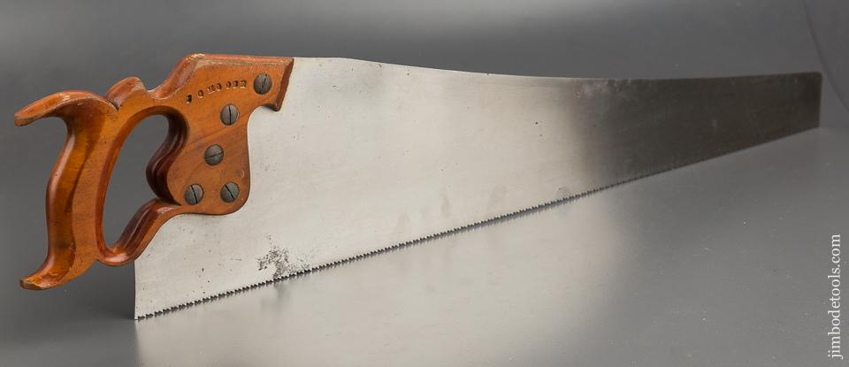 CRISP & FINE 9 point 26 inch Crosscut DISSTON ACME 120 Hand Saw RARE MODEL - 83516U