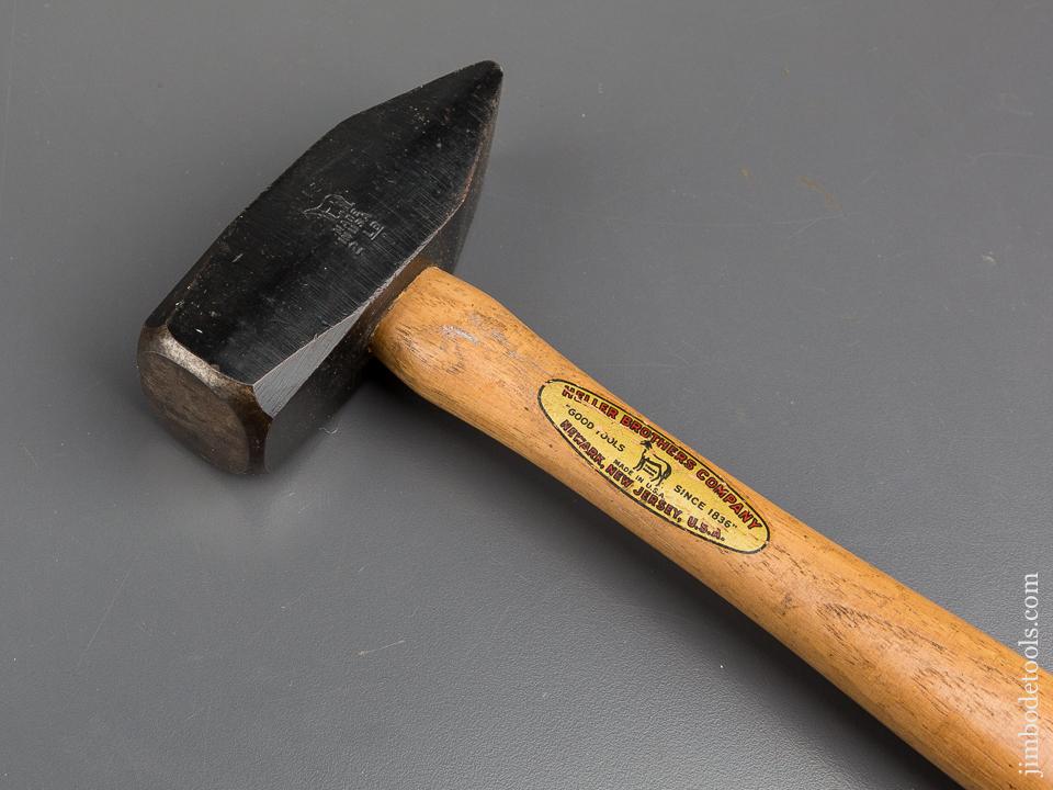 VINTAGE IRON CITY TOOLS 4 POUND STRAIGHT PEEN STONE MASON''S HAMMER