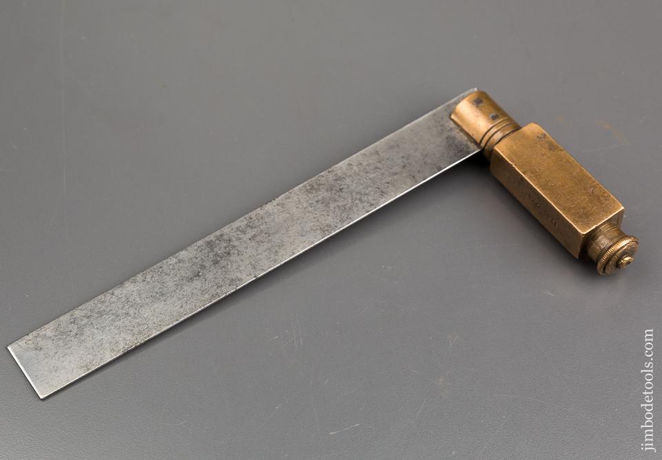 Awesome Signed PRESTON Brass & Steel Coachmaker's Square - 83539