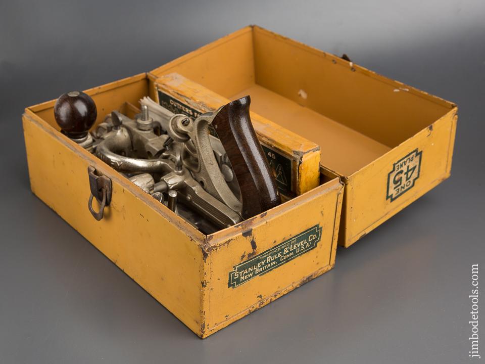 Extra Fine STANLEY No. 45 Combination Plane 100% Complete in its Original Box SWEETHEART  - 83540
