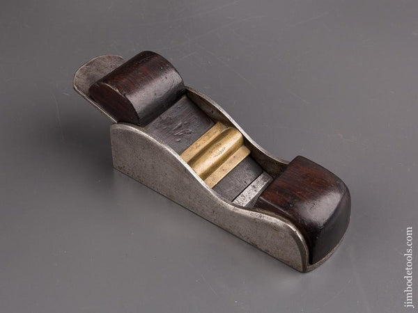 One of Two Known Examples! Rare NORRIS Patent Metal Miter Plane FINE - 83548U