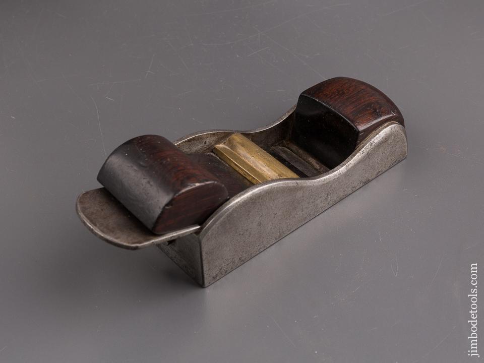 One of Two Known Examples! Rare NORRIS Patent Metal Miter Plane FINE - 83548U