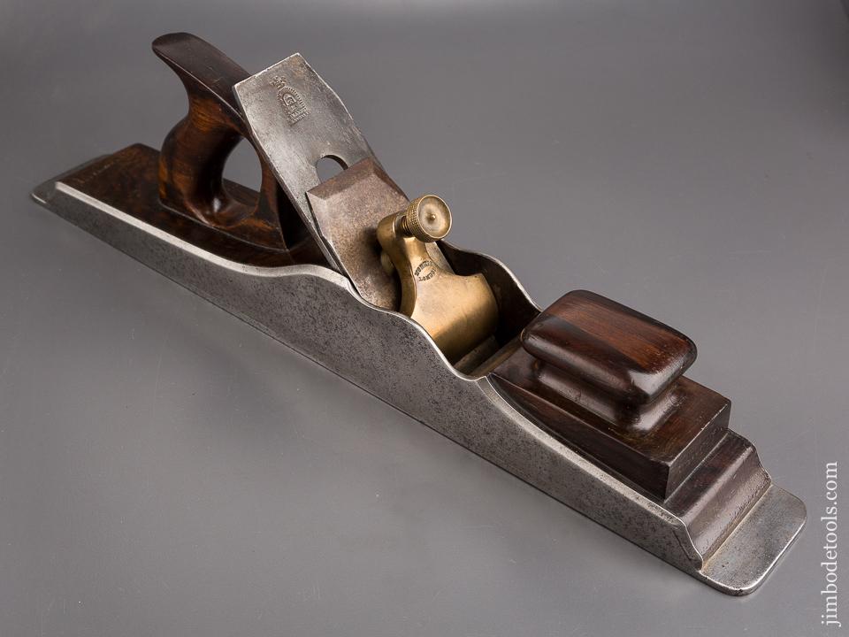 STUNNING 20 1/2 inch Dovetailed Steel and Rosewood NORRIS No. 1 Jointer Plane PRE-WAR - 83552