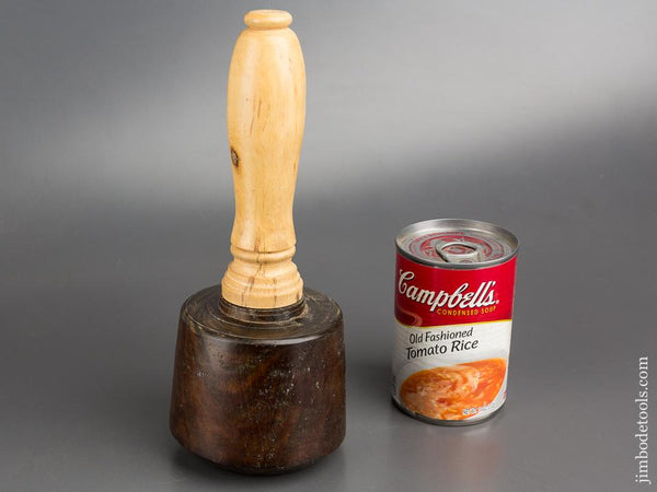 Beautiful Two pound Boxwood and Lignum Mallet - 83553