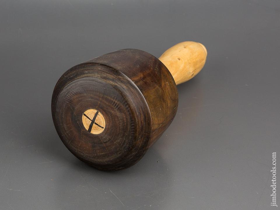 Beautiful Two pound Boxwood and Lignum Mallet - 83553