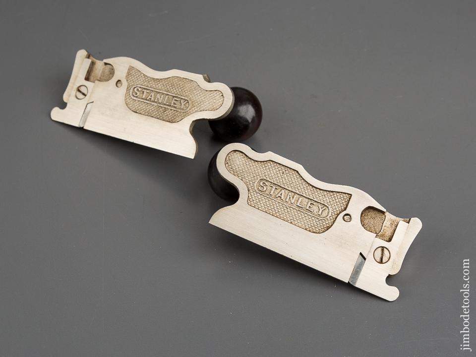 STANLEY No. 98 & 99 Side Rabbet Planes in Custom Wooden Box - 83558