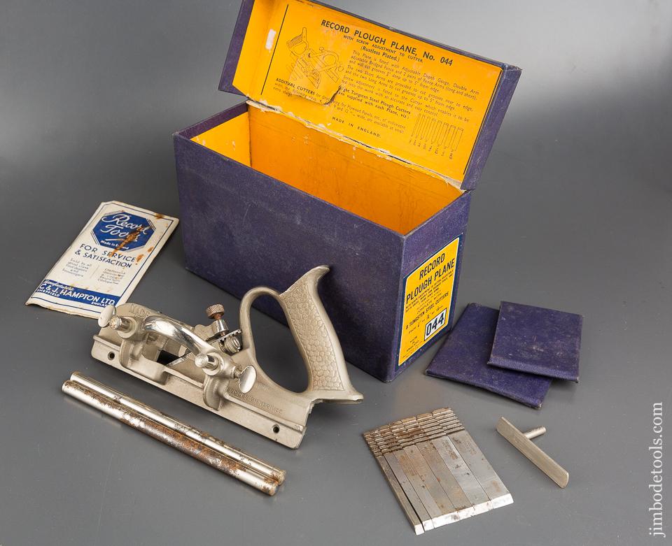 RECORD No. 044 Plough Plane 100% COMPLETE in Original Box - 83559