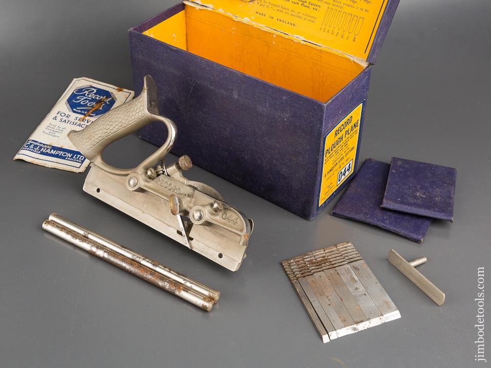 RECORD No. 044 Plough Plane 100% COMPLETE in Original Box - 83559