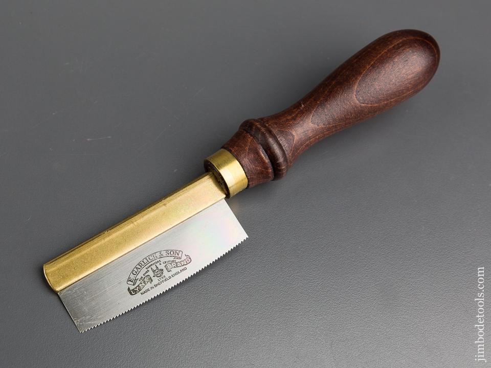 MINT 20 point 3 inch Brass Back GARLICK Marquetry Saw - 83578