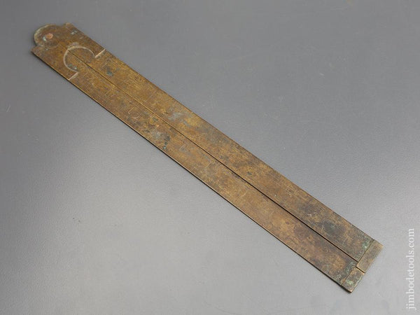 24 inch Brass Folding Blacksmith's Rule - 83593R