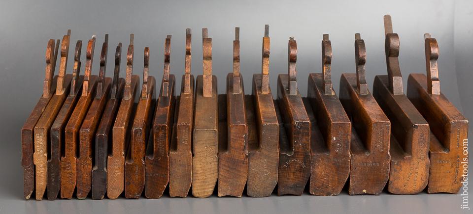 Good COMPLETE User Set of Hollows & Rounds Moulding Planes 2-18 EVENS - 83595
