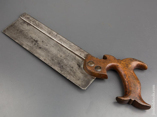 Just Sharpened! 16 point 10 inch Crosscut W. TYZACK & SONS & TURNER Back Saw FINE - 83596R