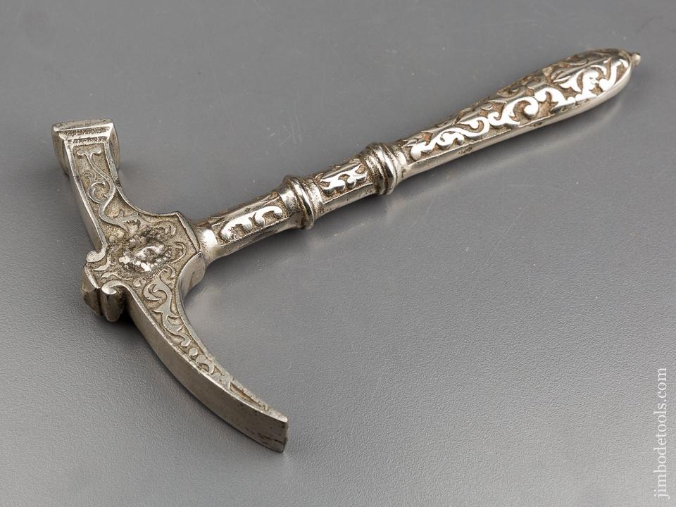 Beautiful Ornate 7 1/2 inch HENNIG September 17, 1901 Patent Hammer - 83599R