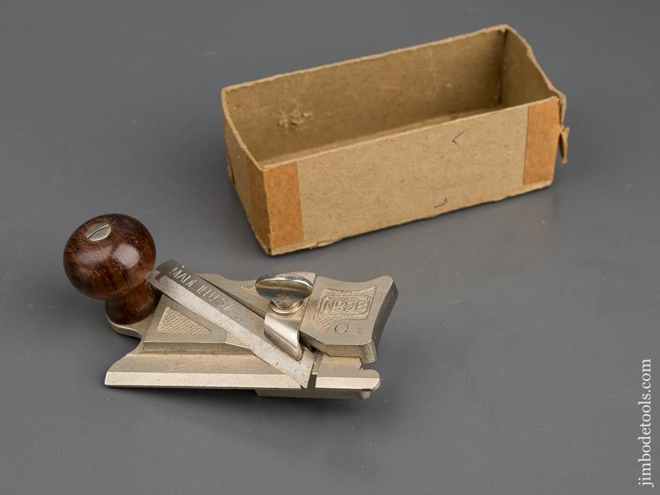 STANLEY No. 98 Side Rabbet Plane MINT with Fence in Original Box - 83607