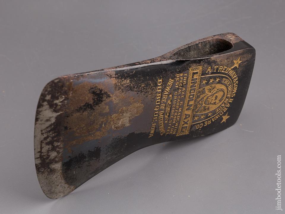 FANTASTIC! Crisp Four Pound LINCOLN Axe with Original Paint! - 83642U