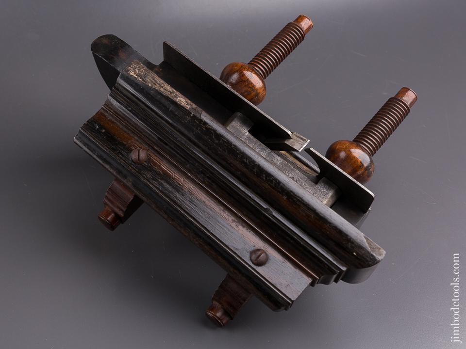 Rare! OHIO TOOL CO No. 108 Ebony Plow Plane = 83651