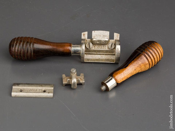 Mint! STANLEY No. 67 Universal Spoke Shave with Fence and Both Bottoms - 83657