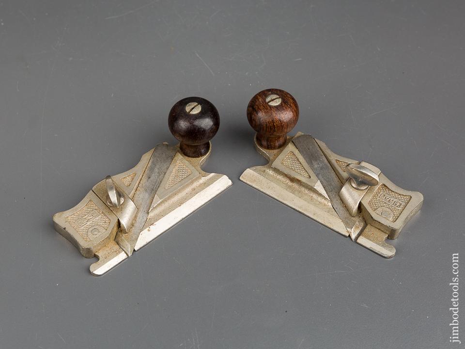 STANLEY No. 98 & 99 Side Rabbet Planes NEAR MINT - 83663