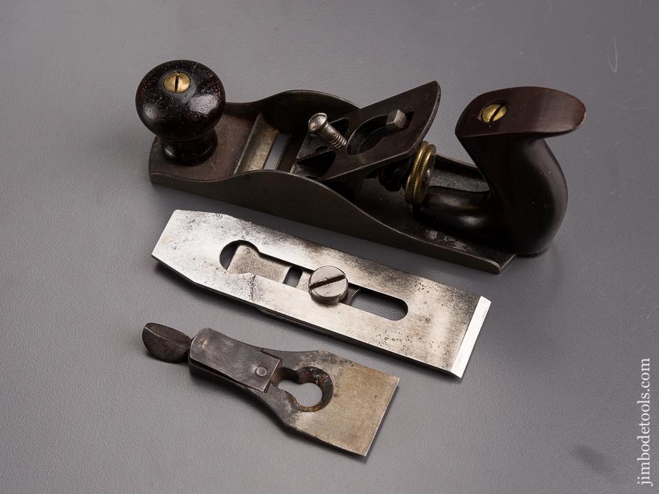 STANLEY No. 1 Smooth Plane First Type with "H" Frog Receiver and "A"� Logo Iron! - 83669