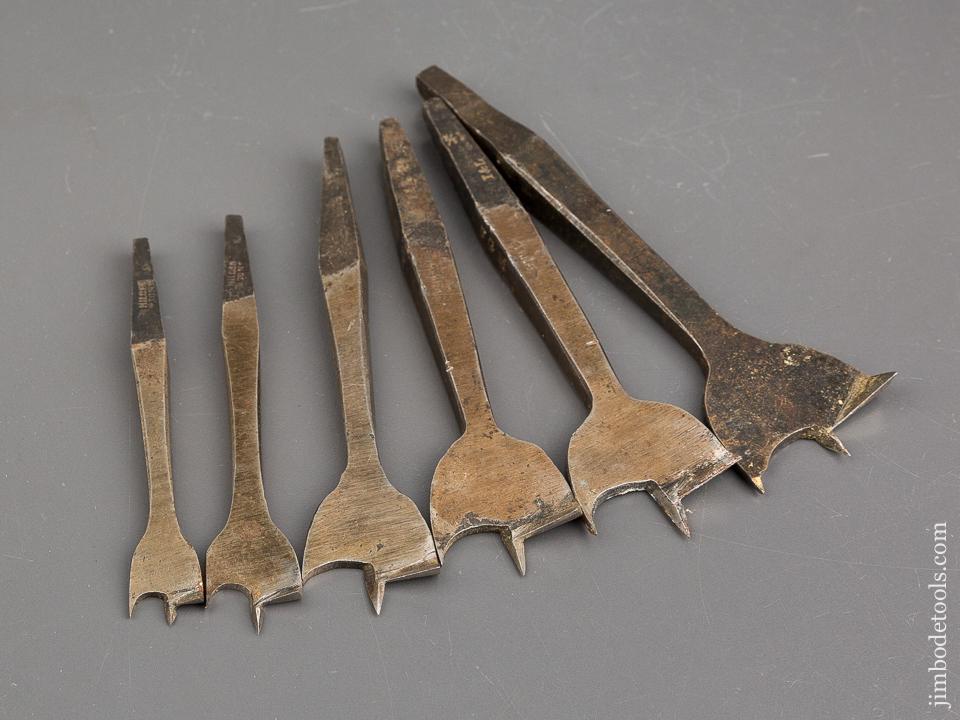 Set of Six Center Bits by HILGER & SON - 83697