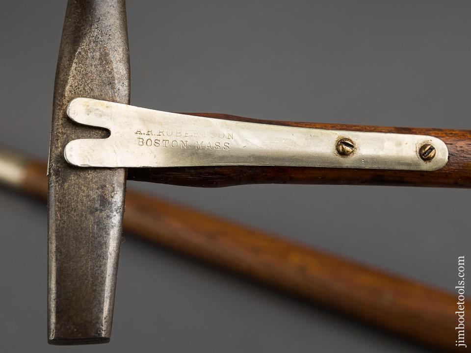 Signed 36 inch A. ROBERTSON Patent November 2, 1886 Bill Poster's Hammer - 83707