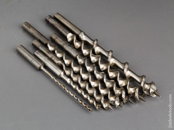 Set of Seven Boring Machine Bits - 83710