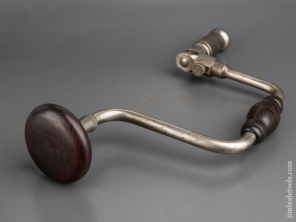 Stunning! JOHNSON Patent October 14, 1884 DAVIS LEVEL & TOOL CO Bit Brace EXTRA FINE - 83719