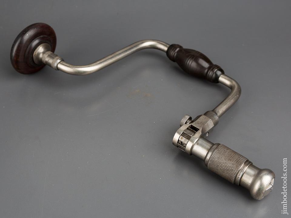 Stunning! JOHNSON Patent October 14, 1884 DAVIS LEVEL & TOOL CO Bit Brace EXTRA FINE - 83719