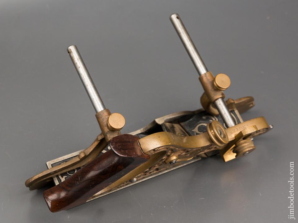 Exquisite! STANLEY MILLERs Patent No. 42 Gunmetal Plow Plane - 83747U