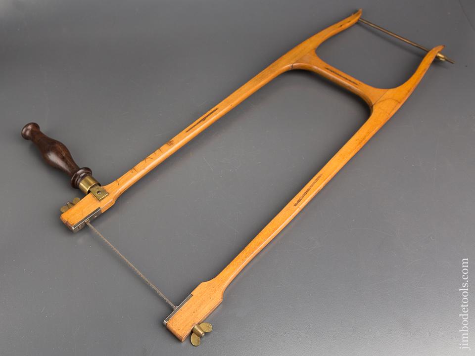 Near Mint! Patented December 13, 1870 SORRENTO WOODCARVING CO BOSTON Bow Saw - 83751