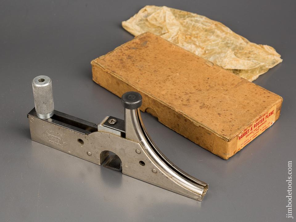 UP-TO-DATE no. 736 Rabbet & Router Plane NEAR MINT in Original Box - 83760