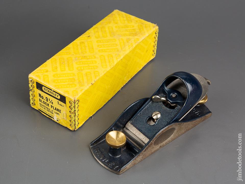 STANLEY No. 9 1/4 Block Plane in Original Box - 83768