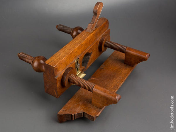 RARE Screw Arm Filletster Plane by REED UTICA circa 1843-55 FINE - 83780