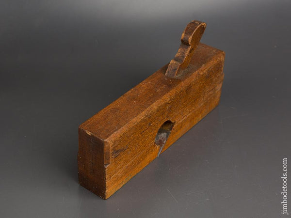 Good User MOSELEY & SON Wooden Rabbet Plane circa 1861 NEW ST SQUARE LONDON = 83796